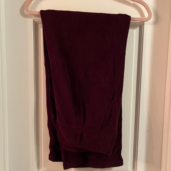 Cider Rich Maroon Corduroy Wide Leg Pants - Picture 6 of 6